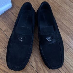Emporio Armani Classic Black Loafers